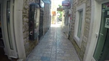 19 Ağustos 2016 Karadağ. Budva Old Town ile yürüyüş.