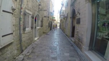 19 Ağustos 2016 Karadağ. Budva Old Town ile yürüyüş.
