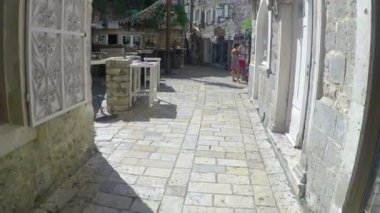 19 Ağustos 2016 Karadağ. Budva Old Town ile yürüyüş.