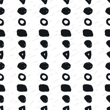 Çizilmiş geometrik seamless modeli