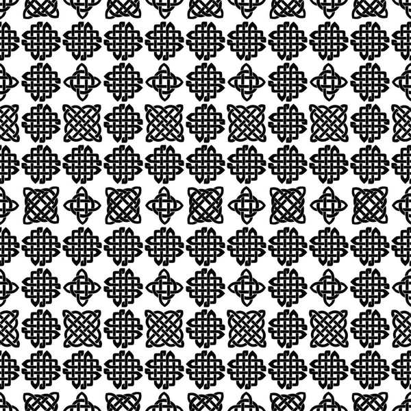 Celtic knot seamless pattern — Stock Vector