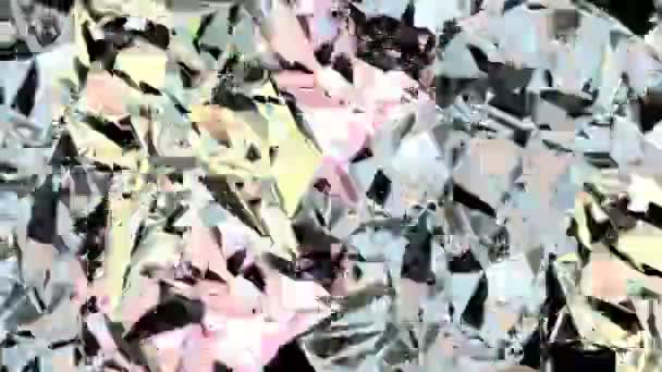 Loopable diamond surface 4k video — Stock Video