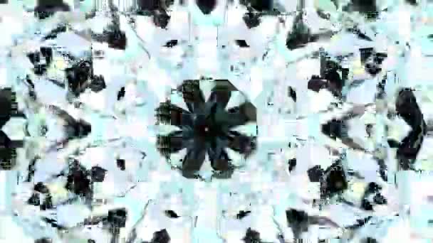 Abstrakte Kaleidoskop-Animation — Stockvideo