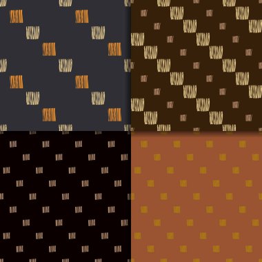 Etnik seamless modeli küme