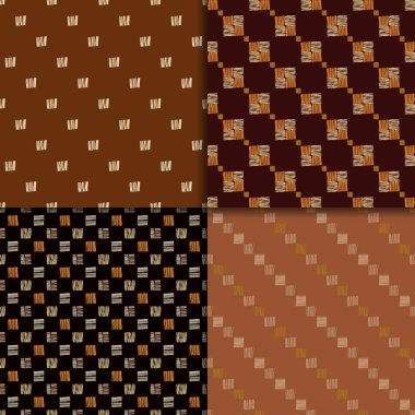 Etnik seamless modeli küme