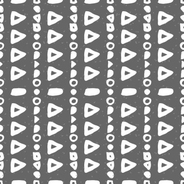 tek renkli geometrik seamless modeli