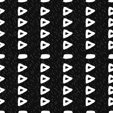 tek renkli geometrik seamless modeli