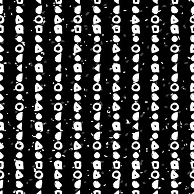 tek renkli geometrik seamless modeli