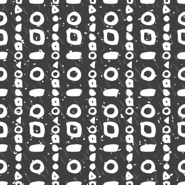 tek renkli geometrik seamless modeli