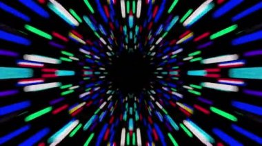 3D soyut tünel animasyon