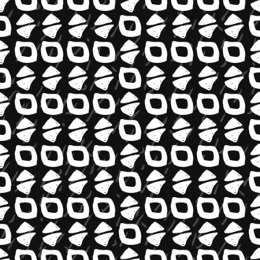 tek renkli geometrik seamless modeli