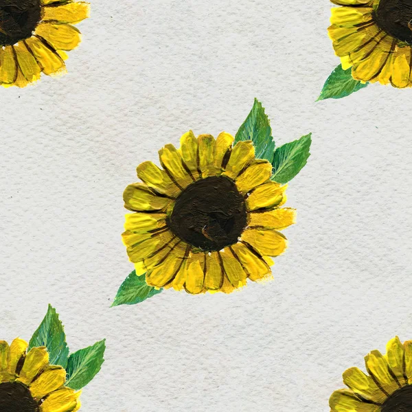 Ayçiçekli kusursuz desen