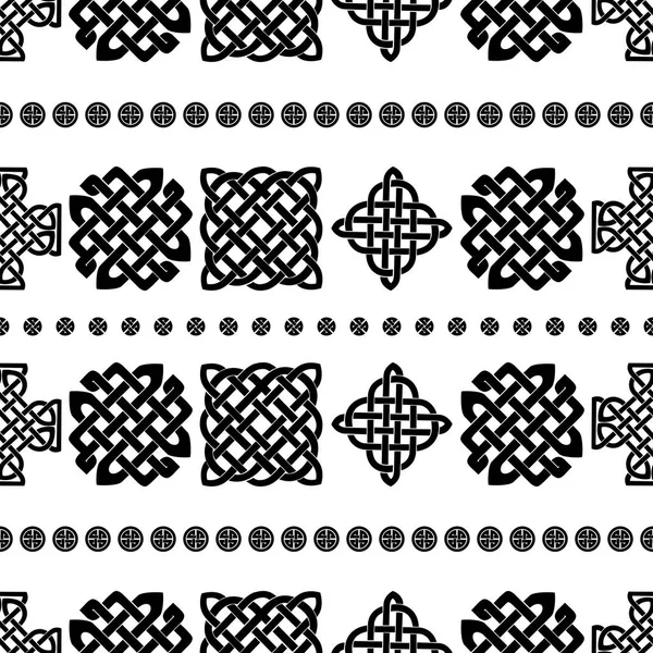 Celtic knot seamless pattern — Stock Vector