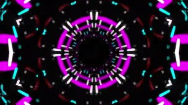 3D soyut tünel animasyon