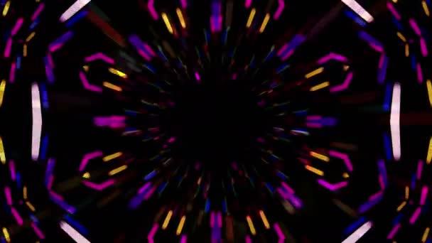 Animation de tunnel abstrait 3d — Video