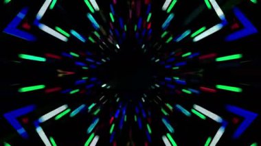 3D soyut tünel animasyon