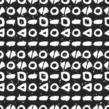 tek renkli geometrik seamless modeli