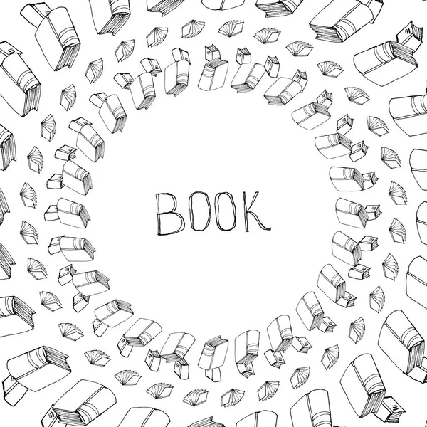 Βιβλίο doodle καρέ — Διανυσματικό Αρχείο