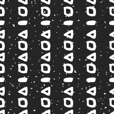 tek renkli geometrik seamless modeli