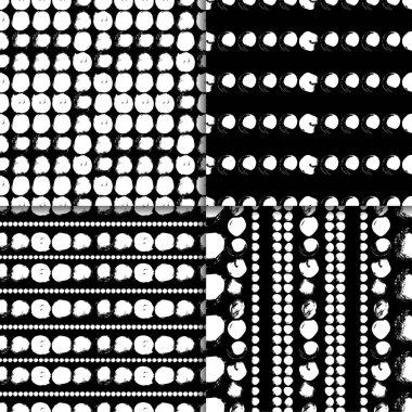 Siyah-beyaz desen daire ile ayarlama