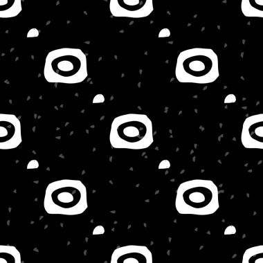 tek renkli geometrik seamless modeli