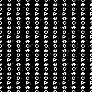 tek renkli geometrik seamless modeli