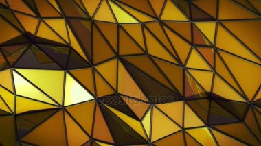 Poligonal soyut yüzey. Semless döngü 3d render