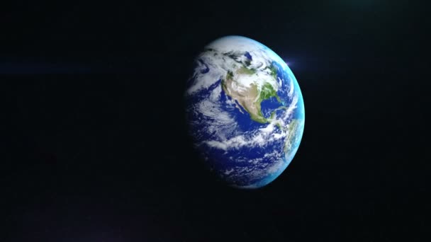 Terre réaliste tournant 