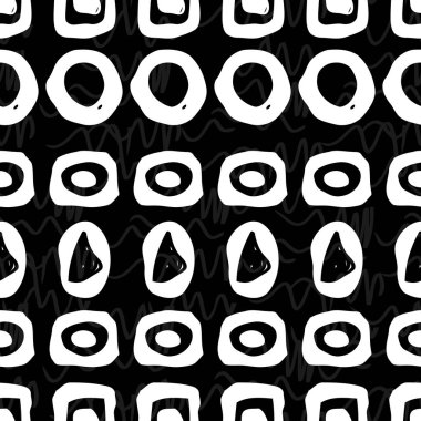 tek renkli geometrik seamless modeli