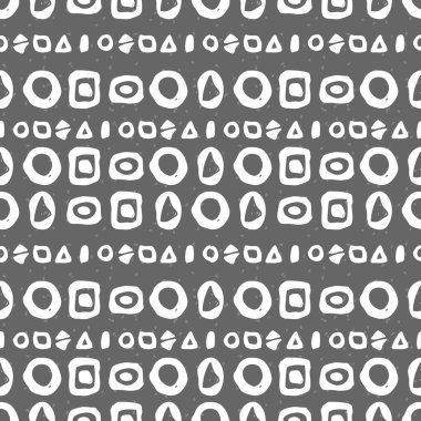 tek renkli geometrik seamless modeli