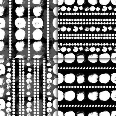 Siyah-beyaz desen daire ile ayarlama