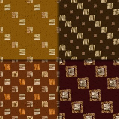 Etnik seamless modeli küme