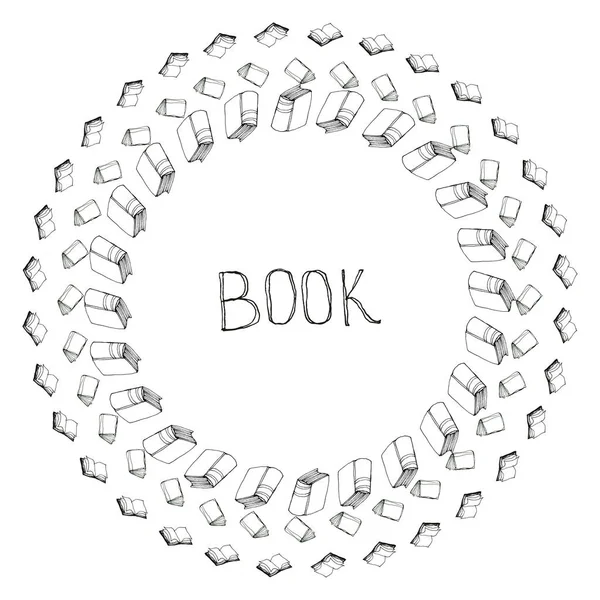 Βιβλίο doodle καρέ — Διανυσματικό Αρχείο