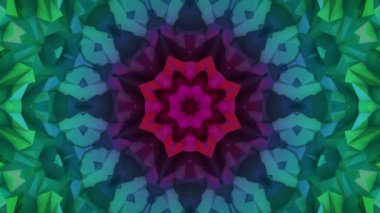 Poligonal soyut yüzey. Semless döngü 3d render