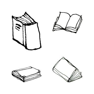 Kitap seti doodles