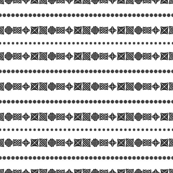 ケルト族の結び目のシームレスなパターン — ストックベクタ