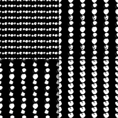 Siyah-beyaz desen daire ile ayarlama