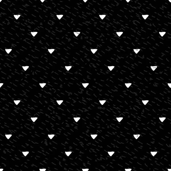 Geometrische monochroom naadloze patroon — Stockvector