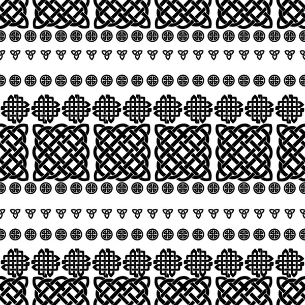 Celtic knot seamless pattern — Stock Vector