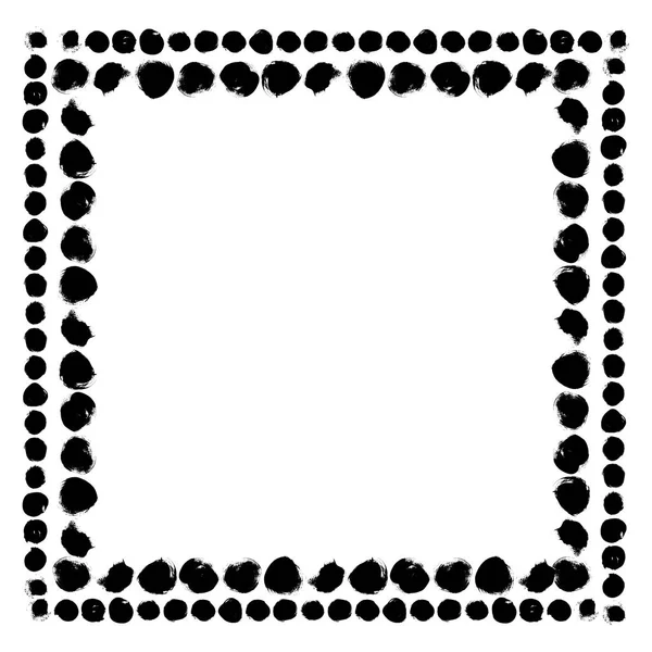 Cornice astratta in bianco e nero — Vettoriale Stock