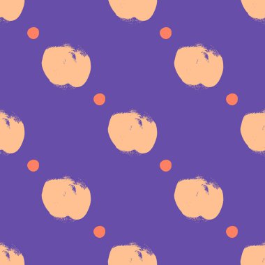 daireler ile kesintisiz renkli desen