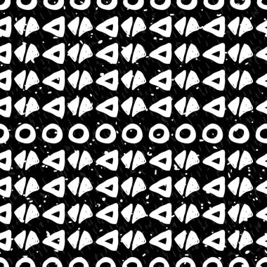 tek renkli geometrik seamless modeli