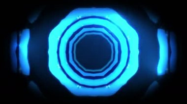 3D soyut tünel animasyon