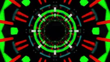 3D soyut tünel animasyon