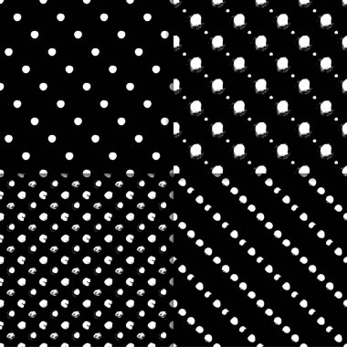 Siyah-beyaz desen daire ile ayarlama