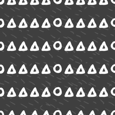 tek renkli geometrik seamless modeli