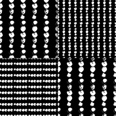 Siyah-beyaz desen daire ile ayarlama