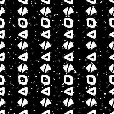 tek renkli geometrik seamless modeli