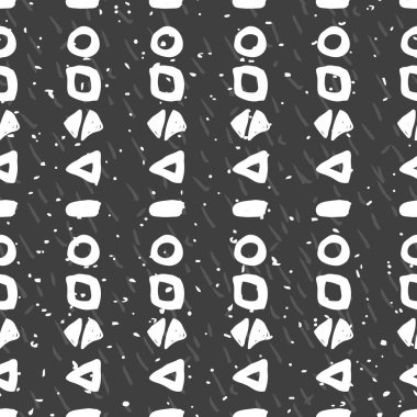 tek renkli geometrik seamless modeli