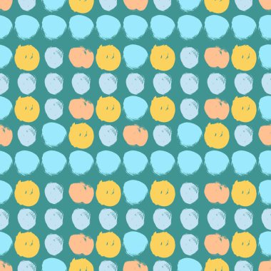 daireler ile kesintisiz renkli desen